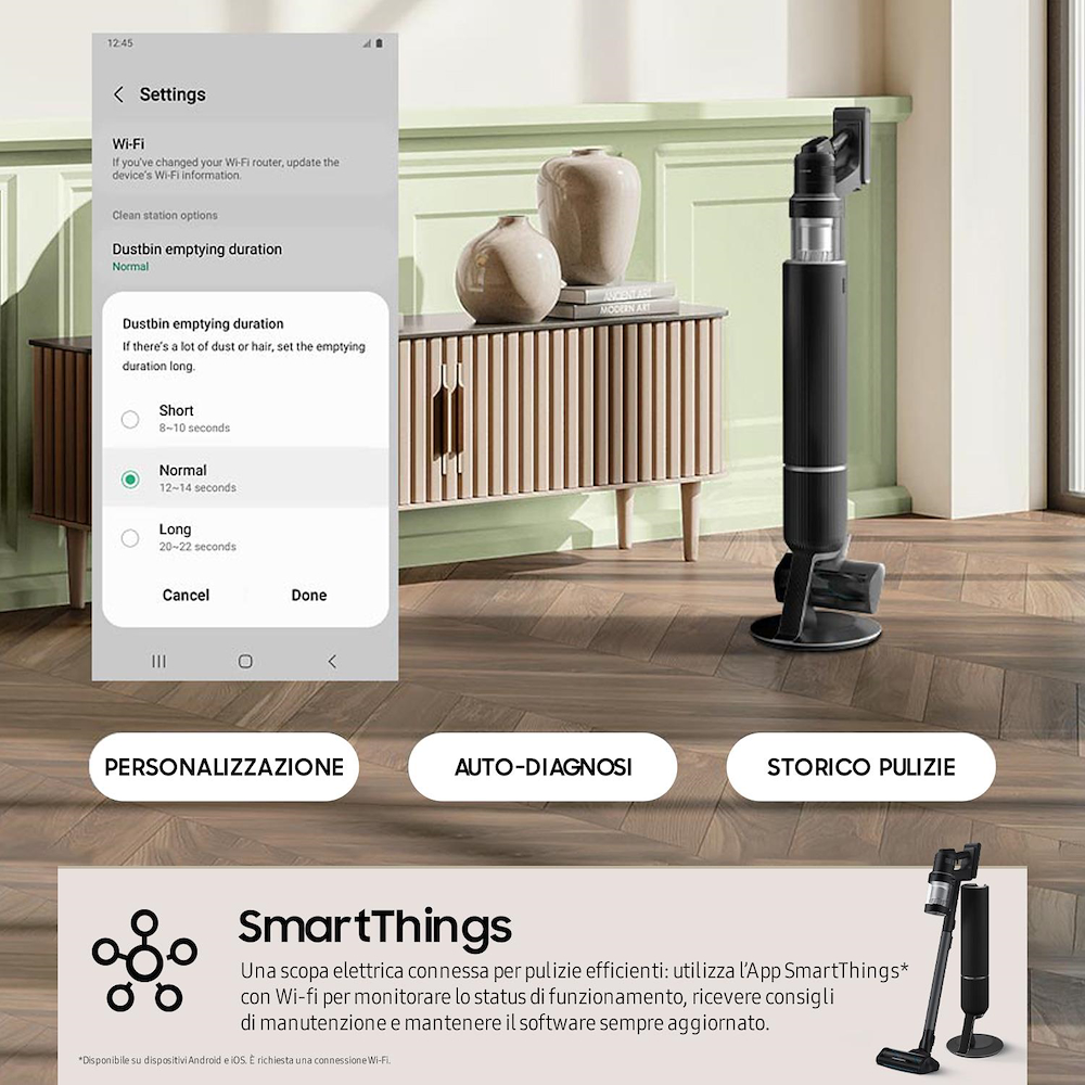 SAMSUNG VS28C9784QK - Samsung BESPOKE Jet AI Akku-Staubsauger VS28C9784QK