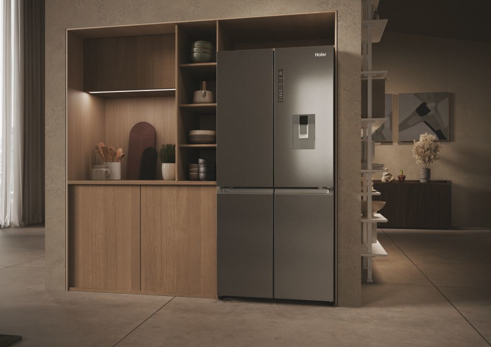 HAIER HCR3818EWMM - Haier 463L Side-by-Side Kühlschrank