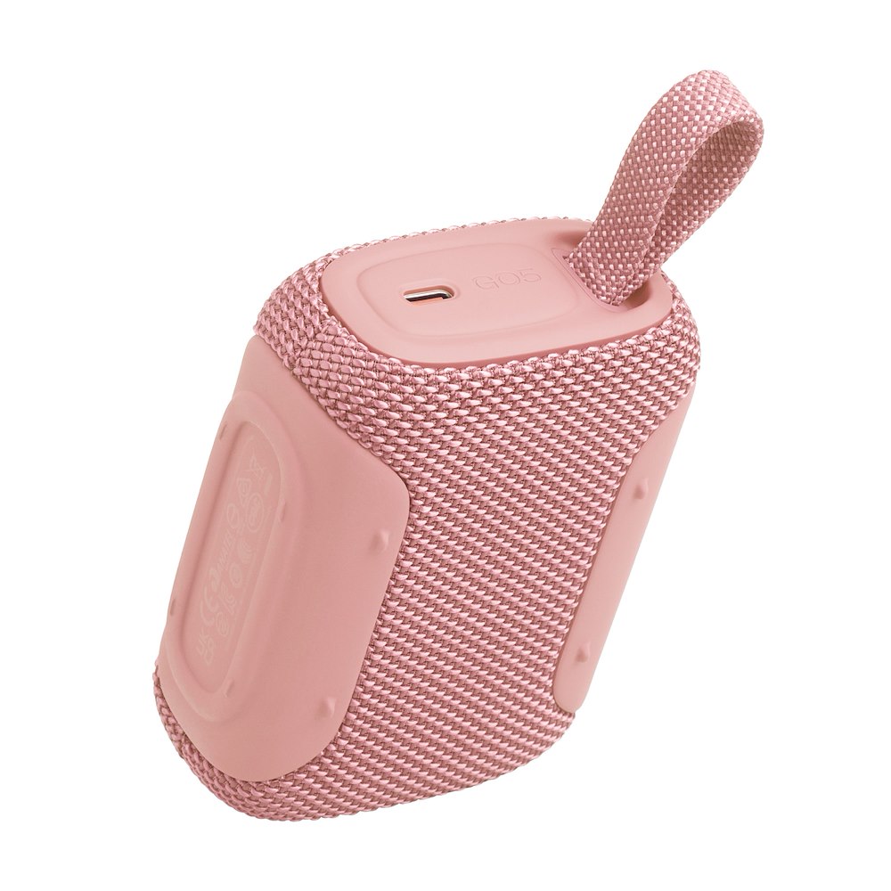 JBL JBLGO5PIK - Kompakter Mini Lautsprecher Rosa