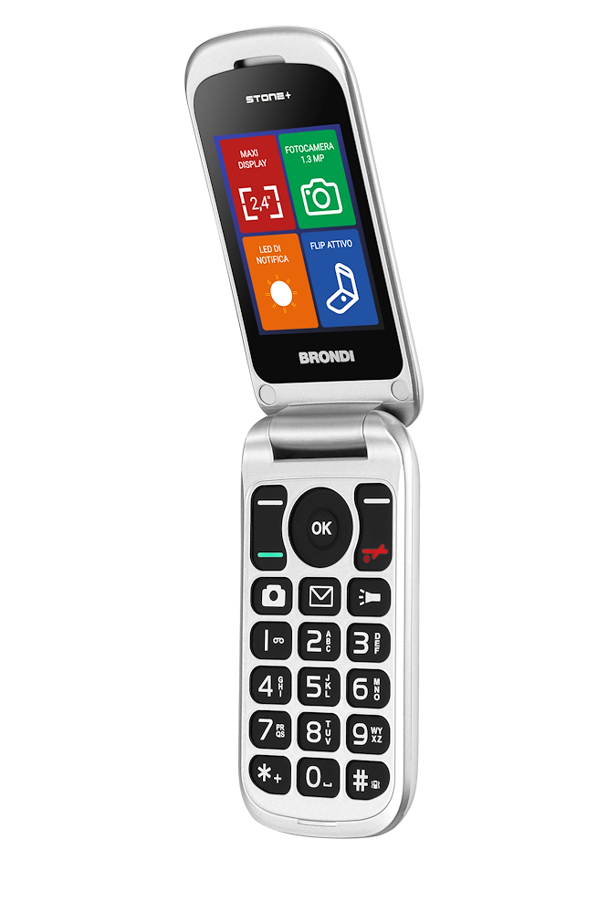 BRONDI STONEPIUBIANCO - Brondi Handy Weiß DUALSIM