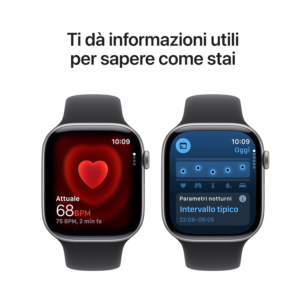 APPLE MEV44QL/A - Apple Watch 11 GPS Grau Schwarz