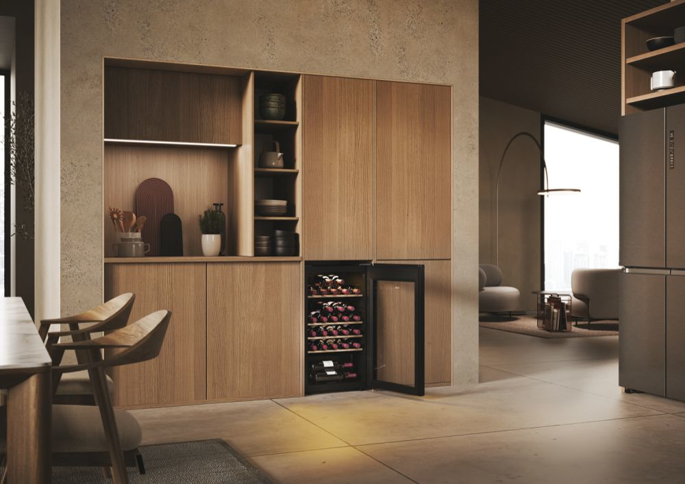 HAIER HWS34GGH1 - Weinkühlschrank 34 Flaschen Schwarz