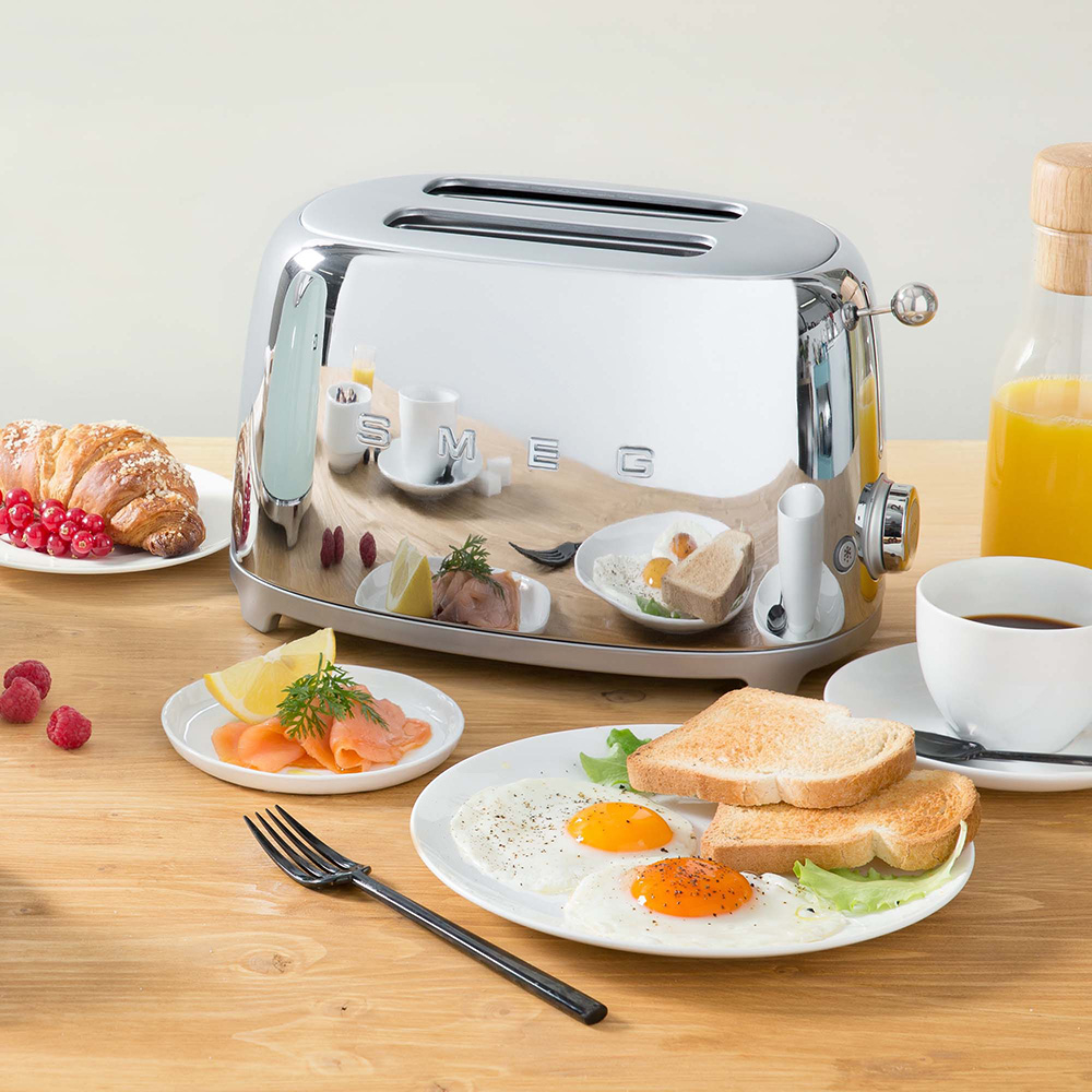 SMEG TSF01SSEU - 50's Style Toaster Chrom Hochglanz