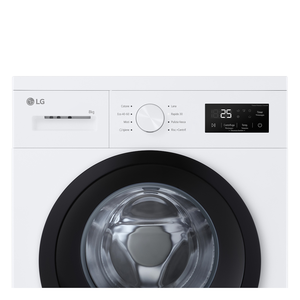 LG F4NA10S8NWK - Slim Waschmaschine 7kg Klasse A