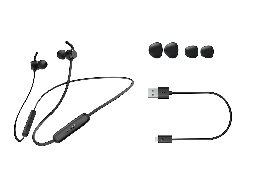 PHILIPS TAE1209BK - Philips Wireless In-Ear Kopfhörer mit Mikrofon