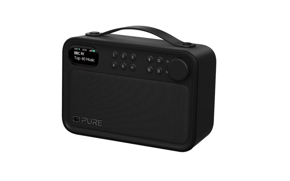 PURE 255784 - Tragbares Radio Bloom Schwarz