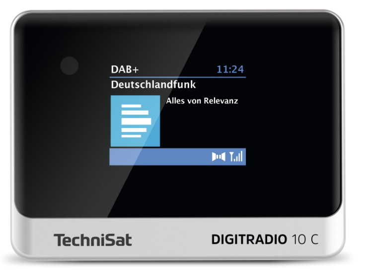 TECHNISAT Digitradio 10C  FM- DAB+ Bluetoothschwarz/silber