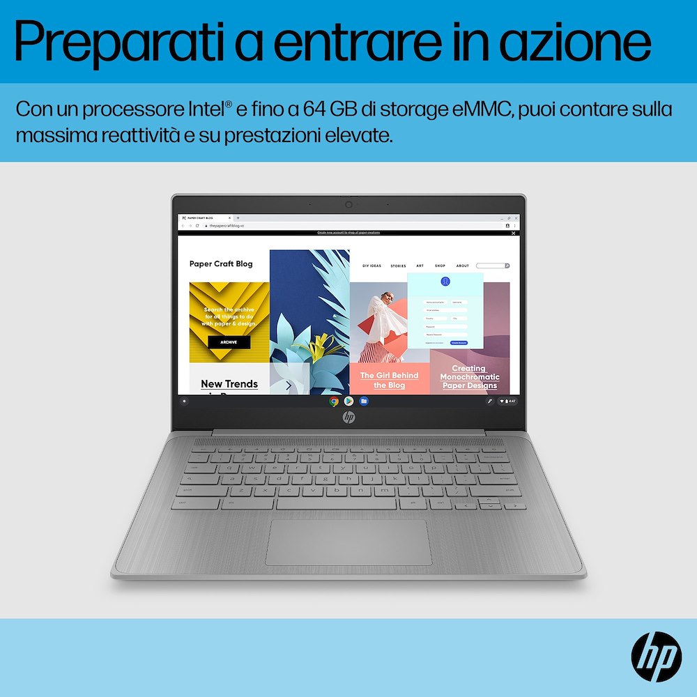 HP D10Q6E - Chromebook 14" Intel Celeron
