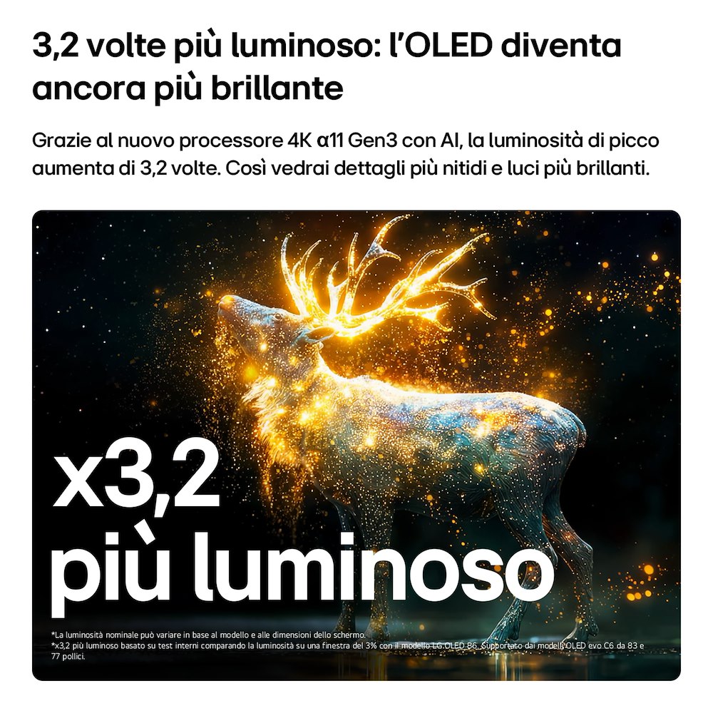 LG OLED77C65LA - Smart TV OLED 77 Zoll 4K