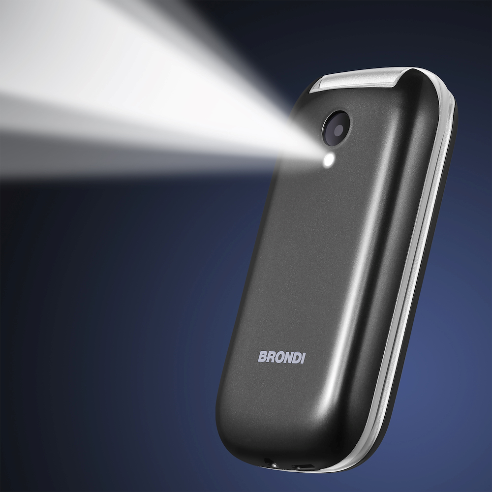 BRONDI STONEPIUNERO - Dualsim Telefon 2.4" Schwarz mit Bluetooth