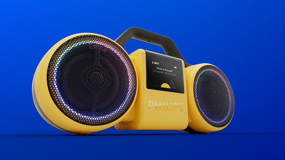 PHILIPS TAMS60Y/00 - Tragbarer Lautsprecher gelb