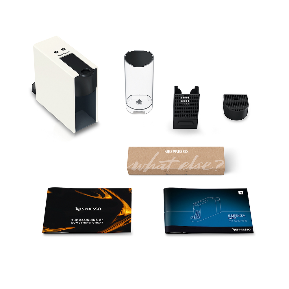 KRUPS XN1101K - Nespresso Essenza Mini Kaffeemaschine Weiß