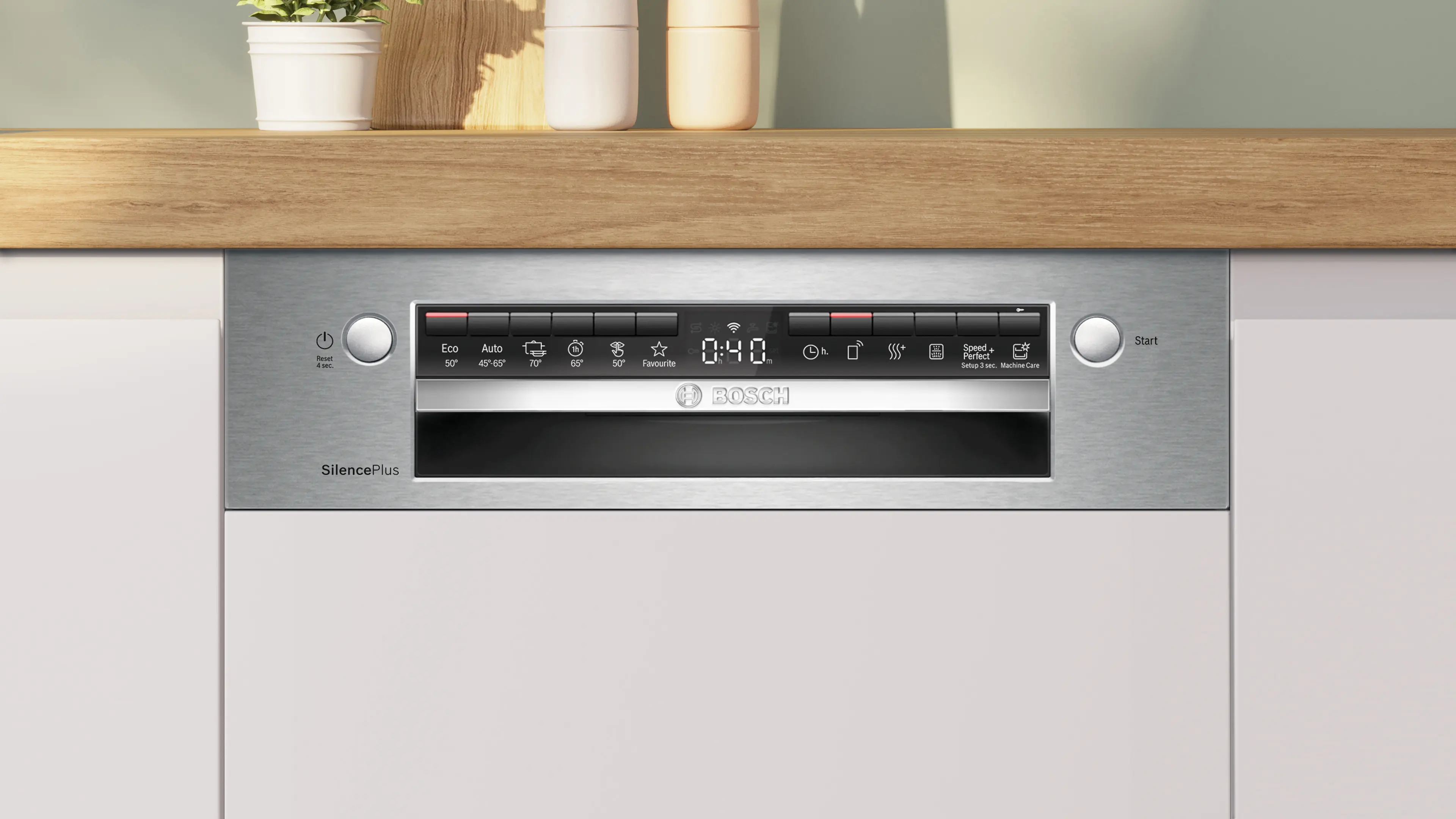 Bosch SPI4HMS49E - Serie 4 Teilintegrierter Geschirrspüler 45cm