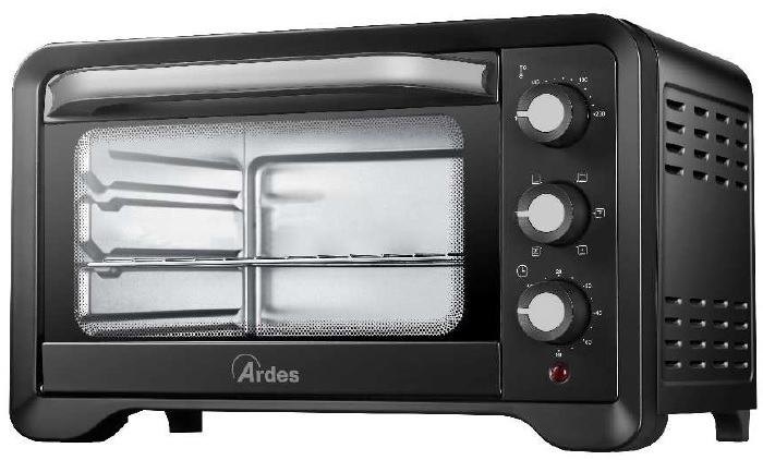 ARIETE 909 FORNO PIZZA 1200W DIAM33CM MAX400GRADI TIMER ROSSO