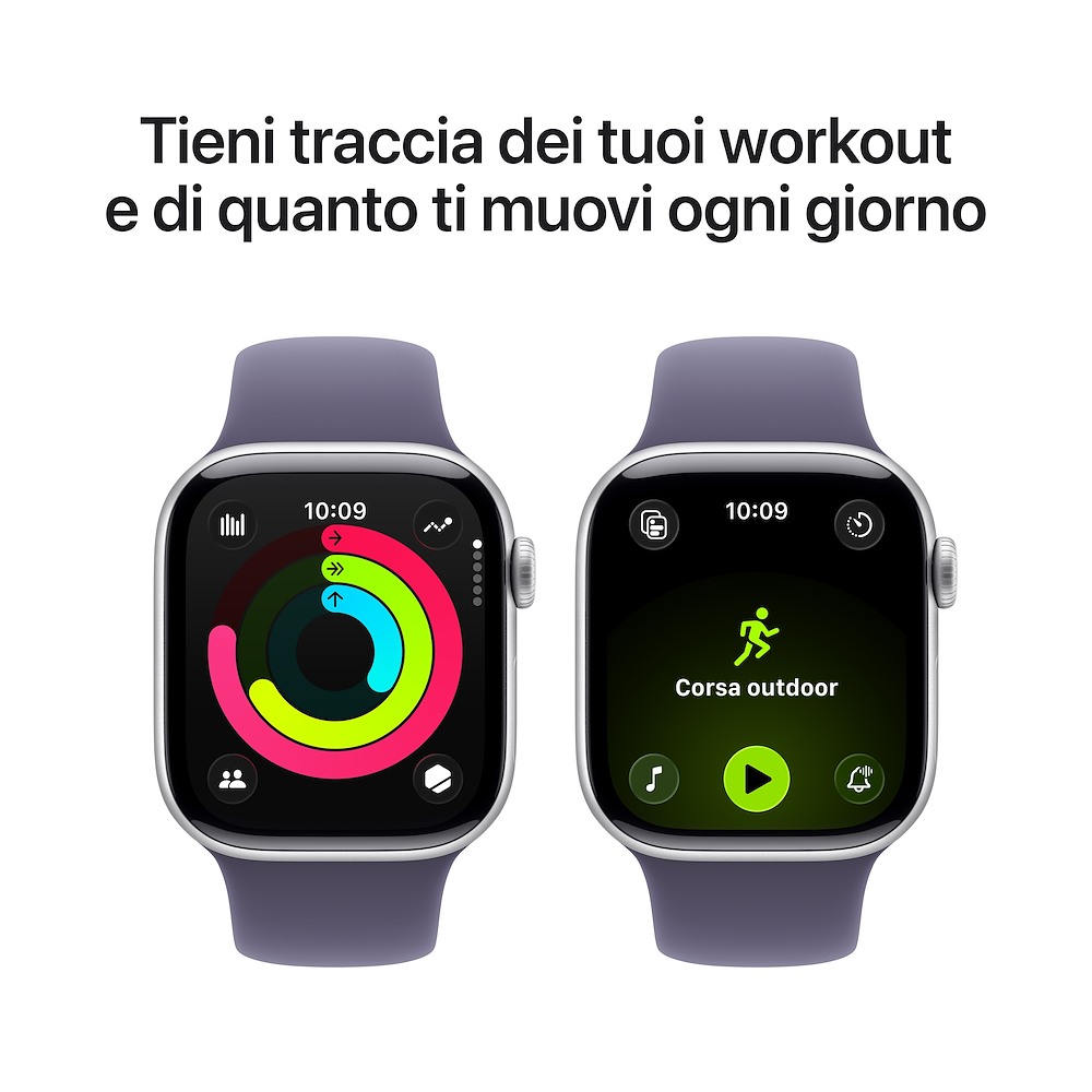 APPLE MEU74QL/A - Apple Watch 11 GPS Silber Lila