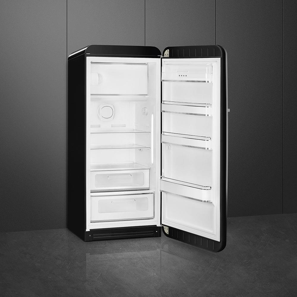 SMEG FAB28RBL6 - Kühlschrank mit Stil der 50er Jahre Schwarz
