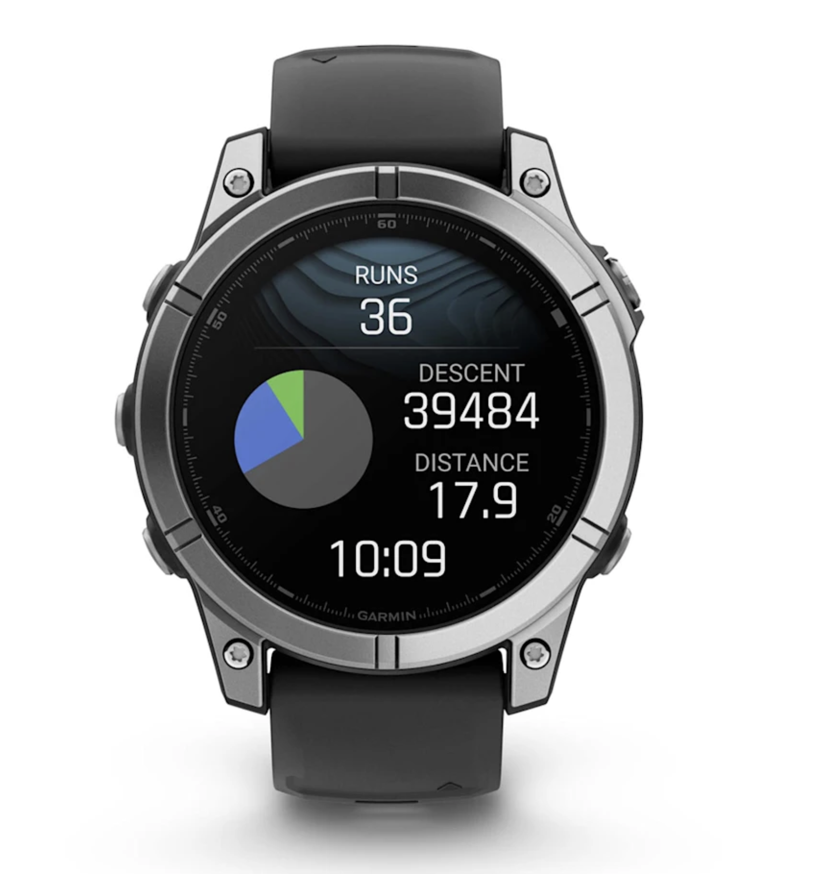Garmin 0100302500 - Fenix E Edelstahl Smartwatch 47mm