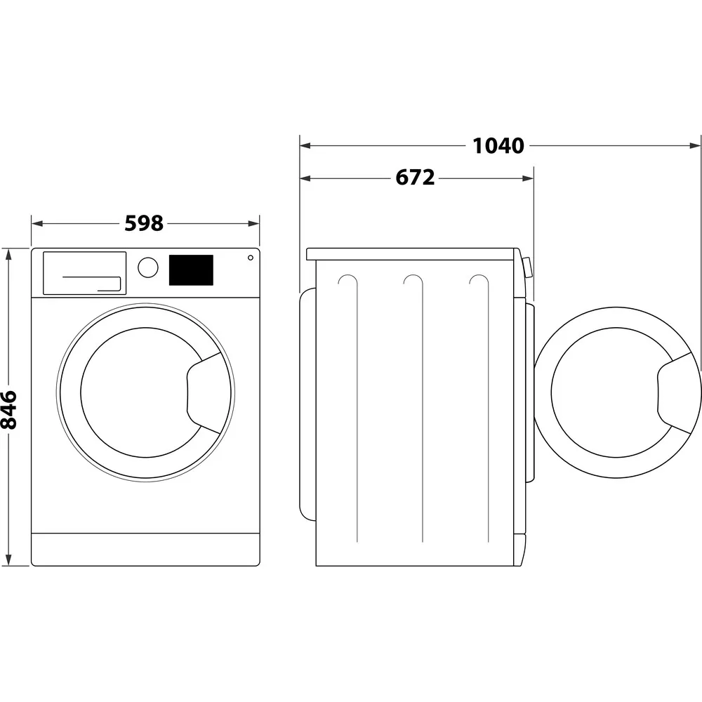 HOTPOINT-ARISTON HPT94DBBSIT - Wärmepumpentrockner 9 kg Schwarz