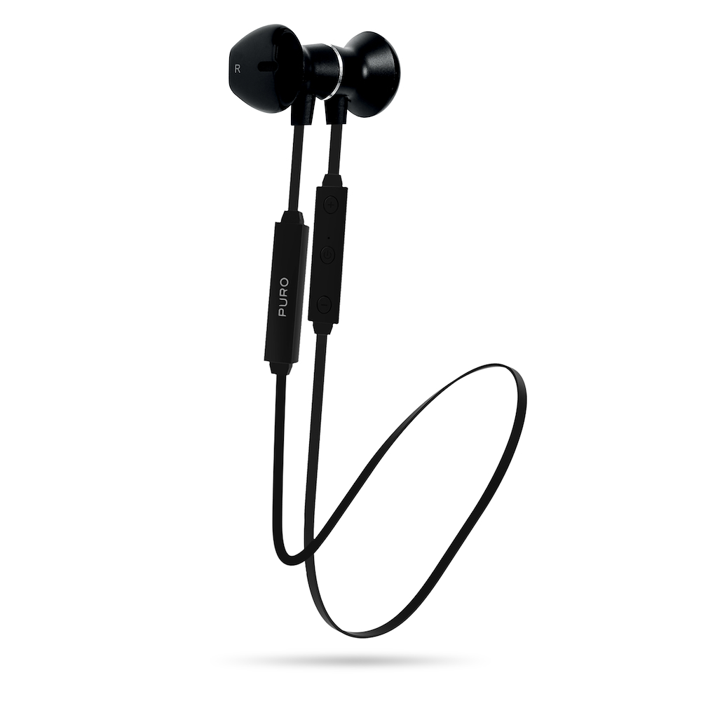 PURO BTIPHF08BLK - Stereo Bluetooth Ohrhörer V4.1