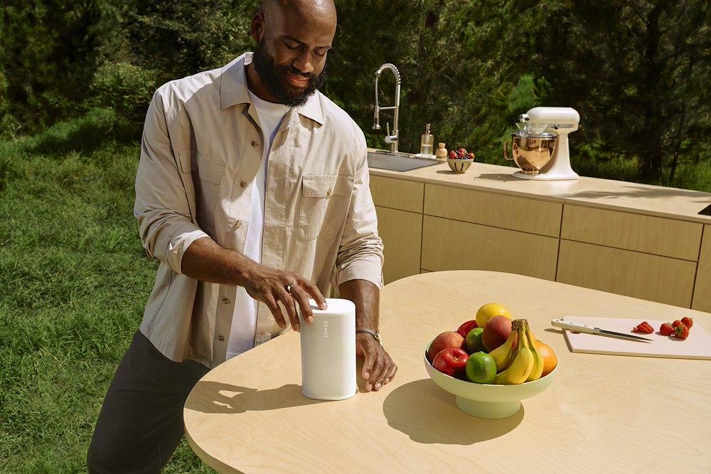 SONOS PLAYWHITE - Tragbarer Mini Lautsprecher Wi-Fi