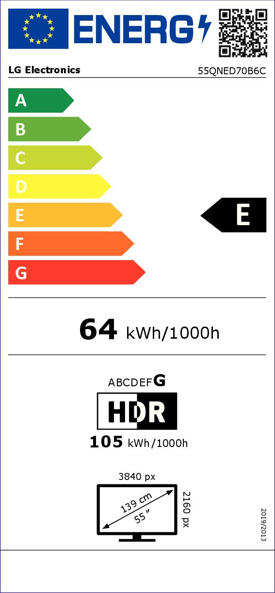 LG QNED70B - Smart TV 55'' MiniLED 4K