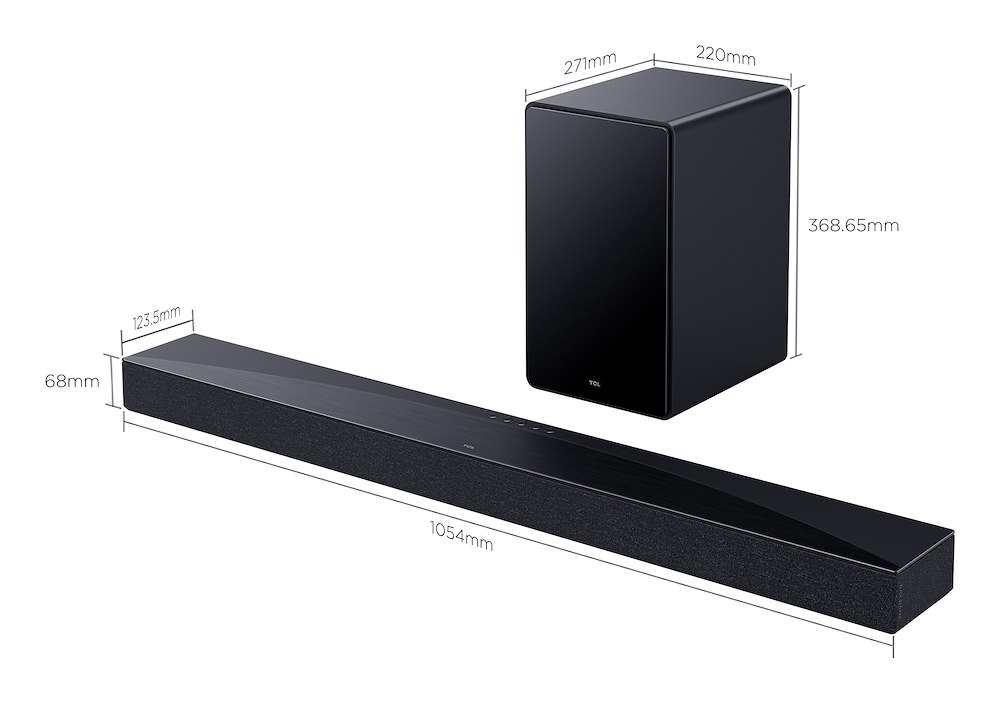 TCL Q65H - SOUND BAR 5.1 290W WIRELESS
