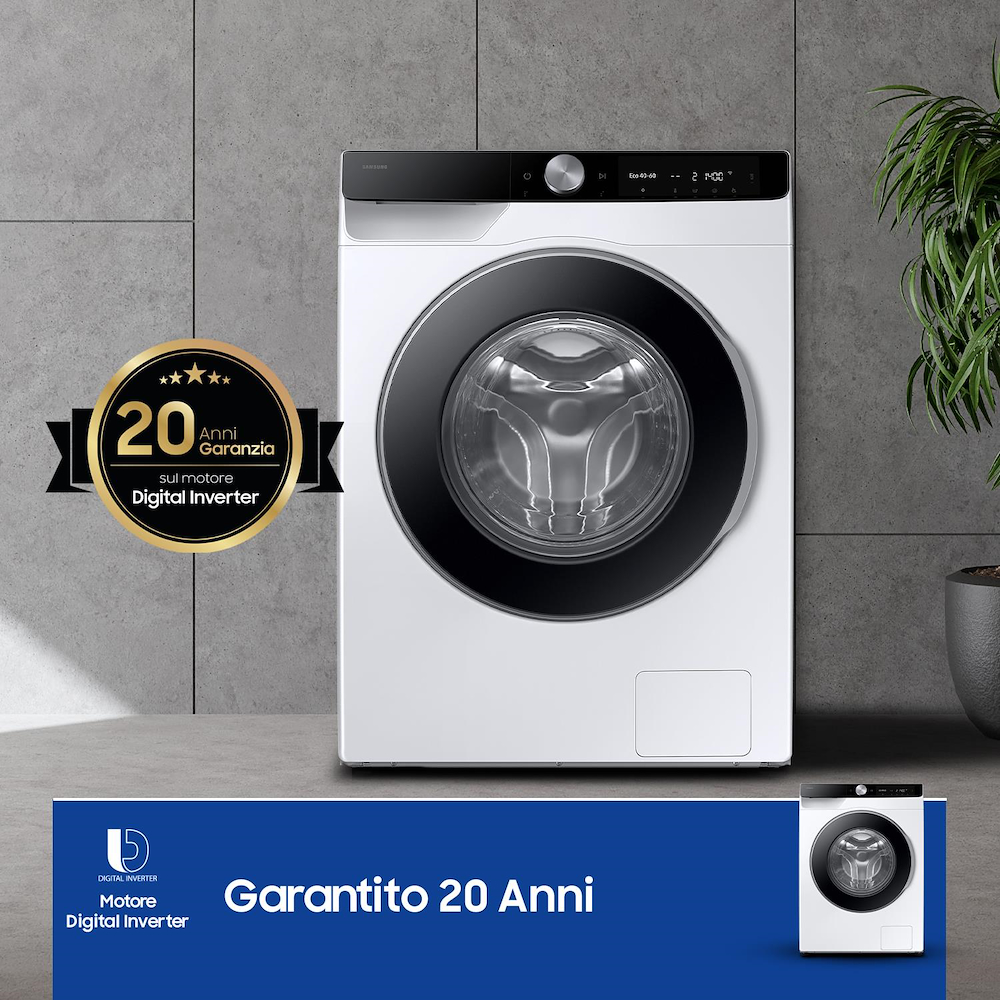 SAMSUNG WW11DG6B25LKU3 - Waschmaschine 11KG Klasse A mit WiFi