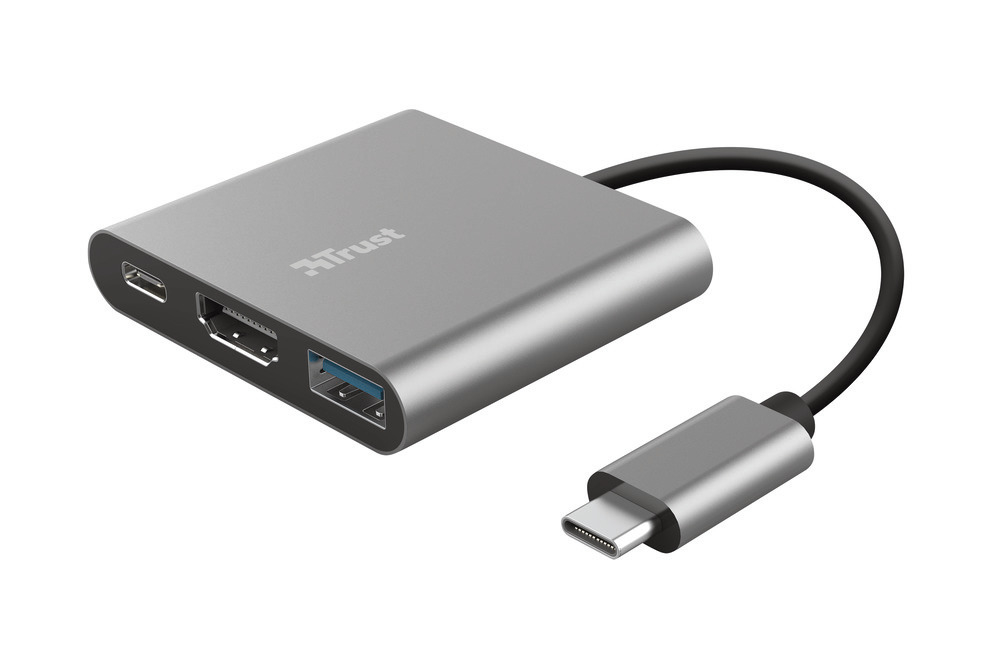 TRUST 23772 - Trust Dalyx 3-in-1 USB-C Adapter