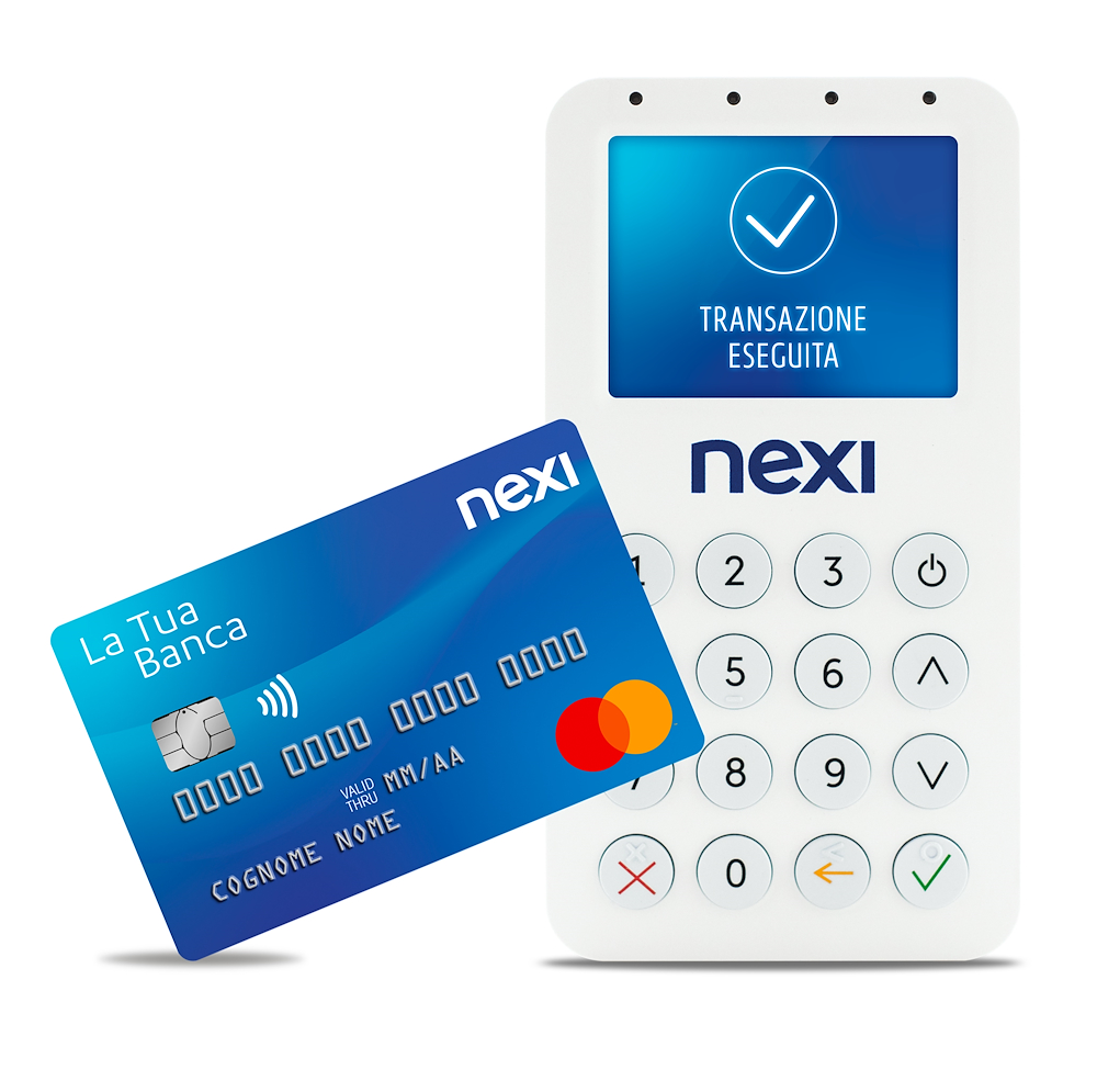 NEXI DTB55 - DTB55 0605998 LETTORE DI CARTE MOBILE POS BT mitTACTLESS BIANCO