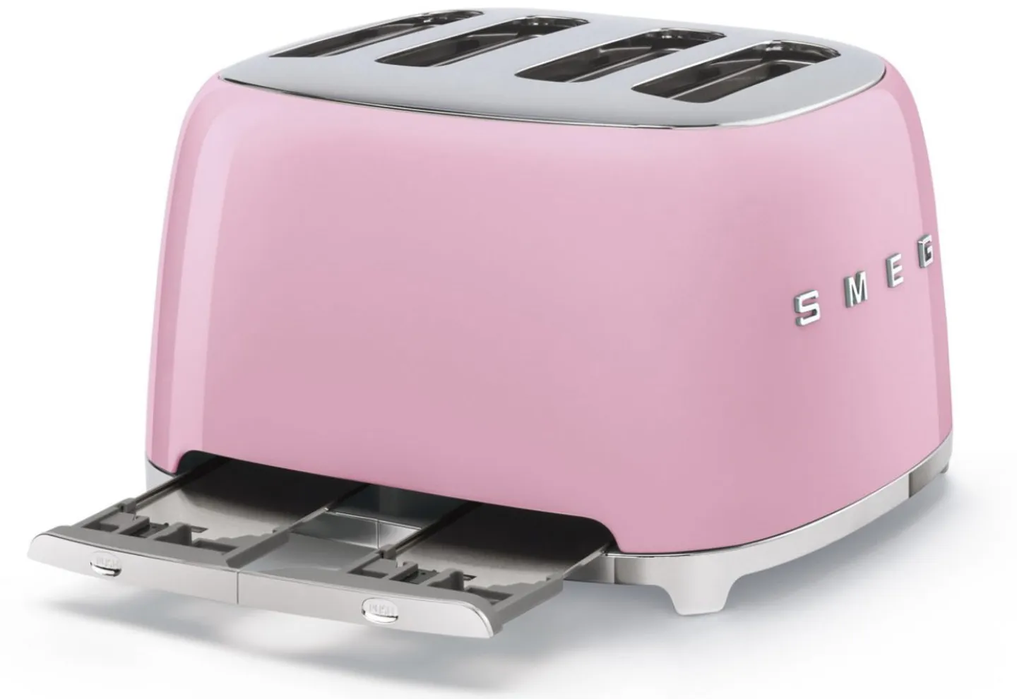 SMEG TSF03PKEU - Toaster 50er Stil Rosa von