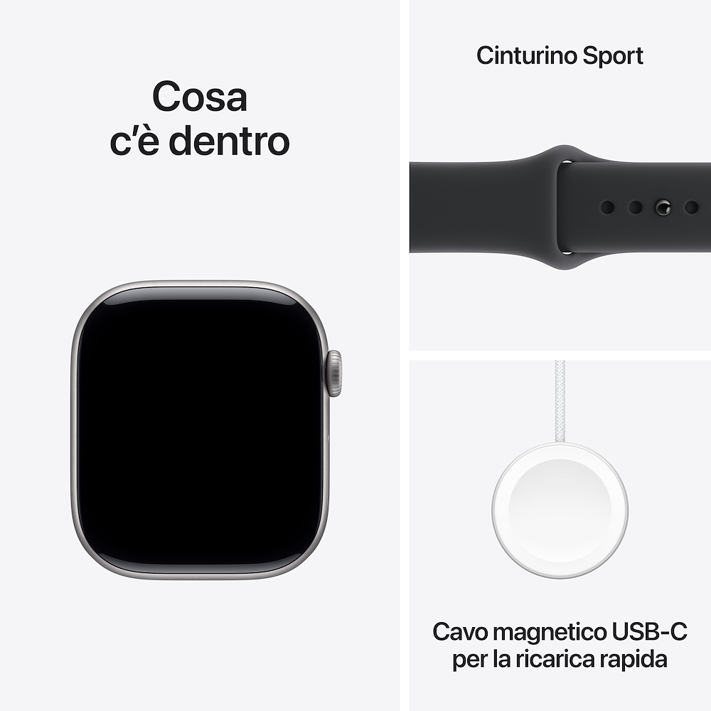 APPLE MFCA4QLA - Apple Watch 11 GPS 46mm Spacegrau