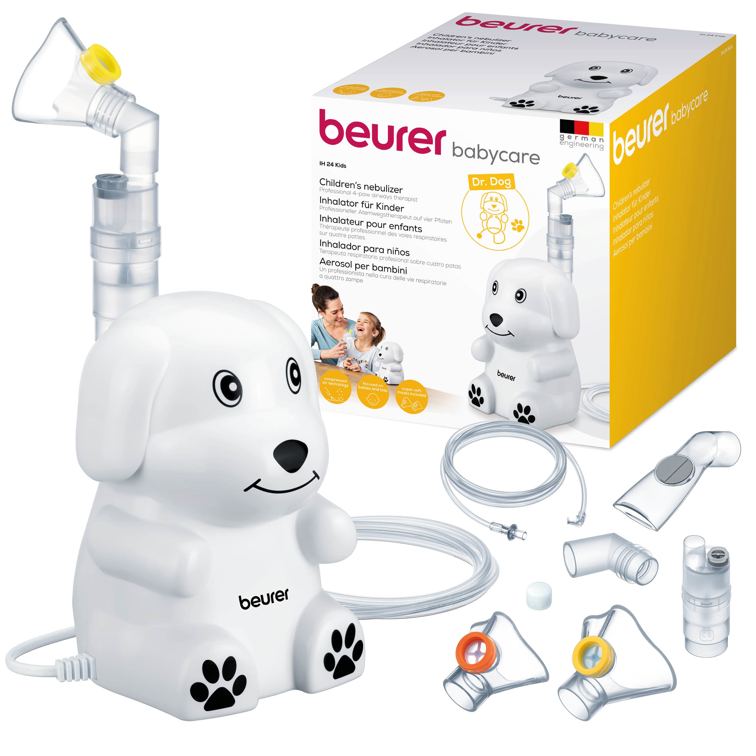 BEURER IH24KIDS - Kompressor-Vernebler Hund Weiß