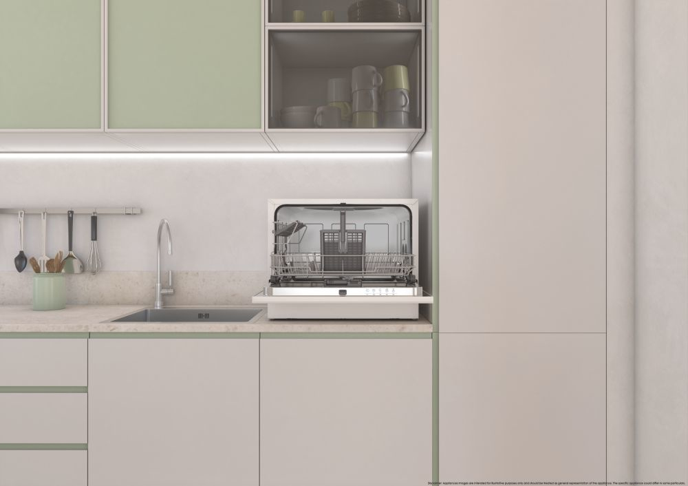 CANDY CP6E51LW - Candy 6 Plätze Geschirrspüler freistehend