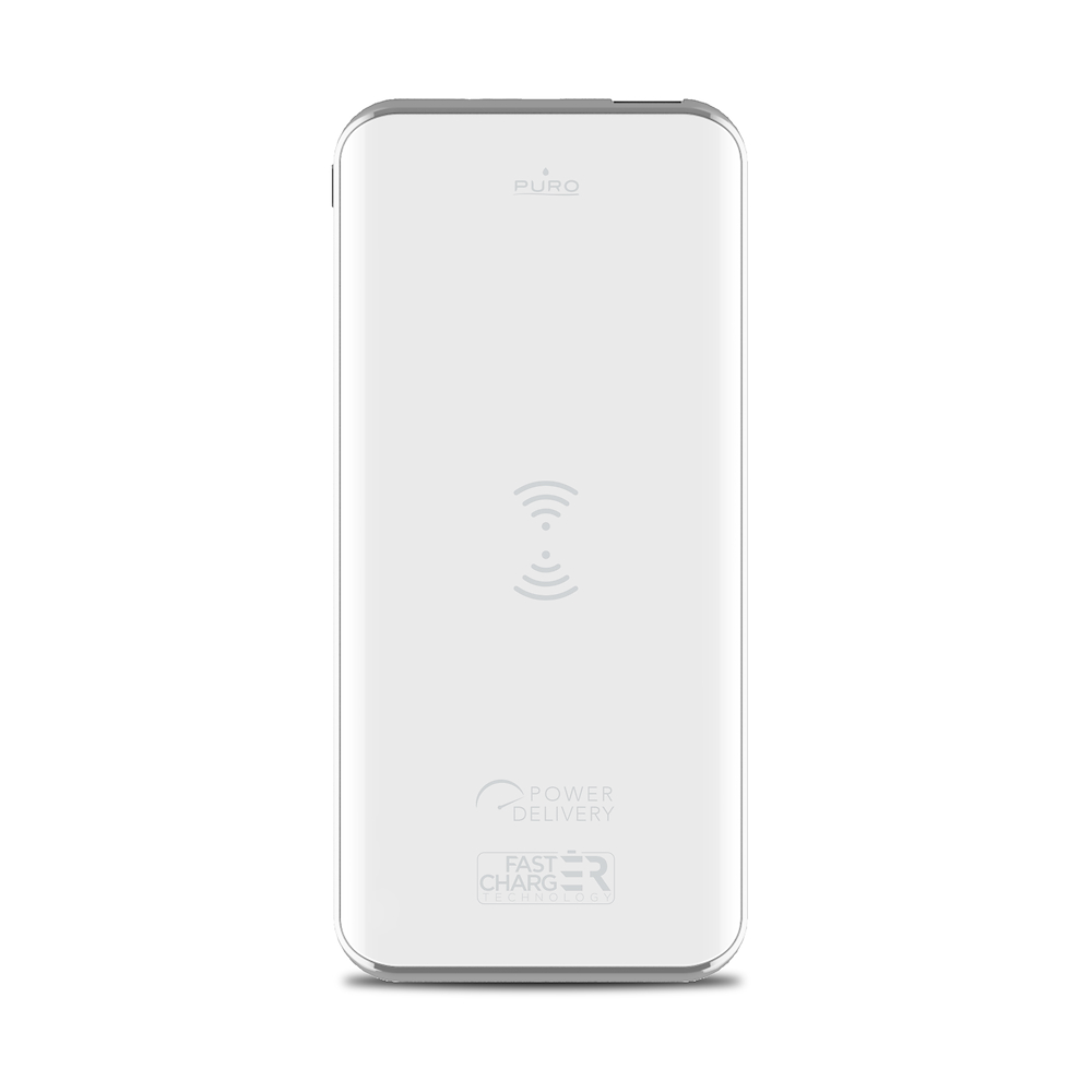 PURO FCBB80P1QIWHI - Powerbank 8000mAh Wireless und USB
