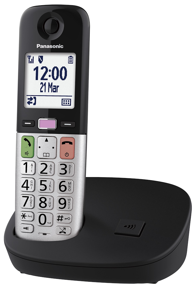 PANASONIC KXTGU410EXB - Vereinfachtes digitales Schnurlostelefon