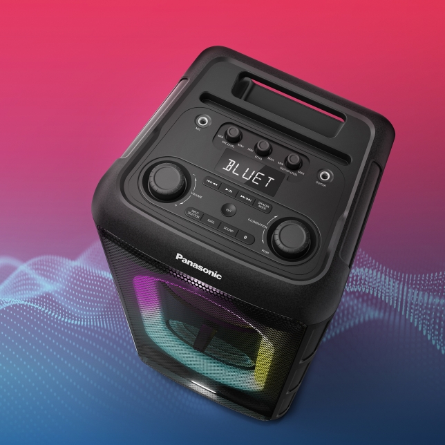 PANASONIC SCTMAX45EK - Party Lautsprecher mit Bluetooth und Lichteffekten