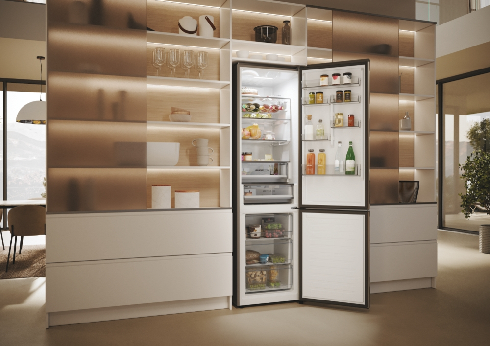 HAIER HDPW5620ANPK - Combi Kühlschrank 409 Lt Edelstahl