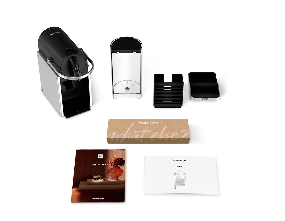 DE LONGHI EN127S - De'Longhi Nespresso Pixie EN127.S Kapselmaschine