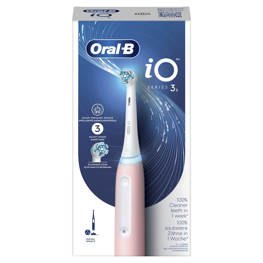 ORAL-B IO3SPINK - Oral-B iO Series 3 Elektrische Zahnbürste Rosa