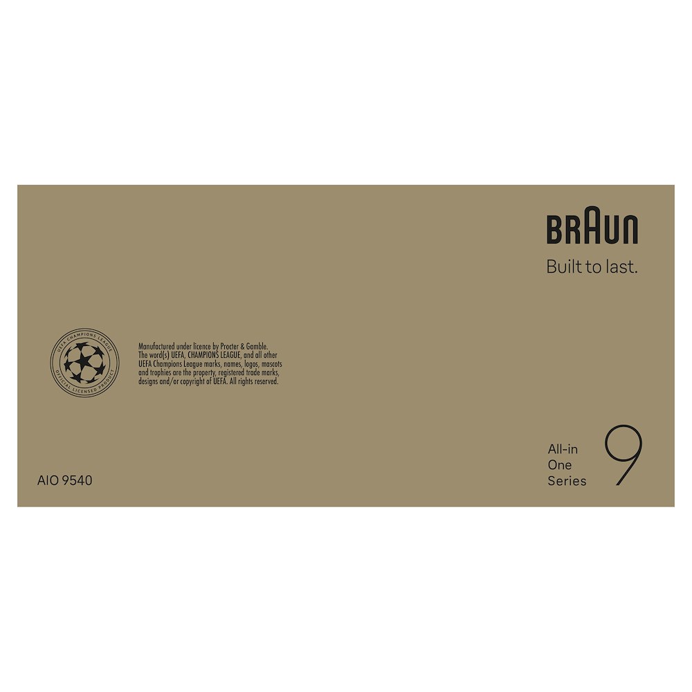BRAUN AIO9540 - Elektrischer Rasierer 20in1 Grau