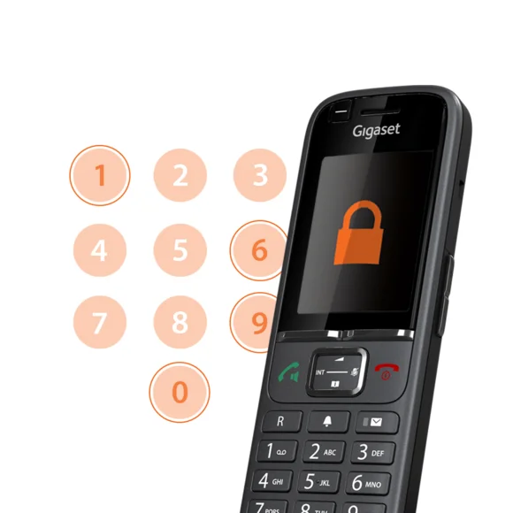 Gigaset S30852-H2974-R102 - Schnurloses DECT-Telefon S700H PRO