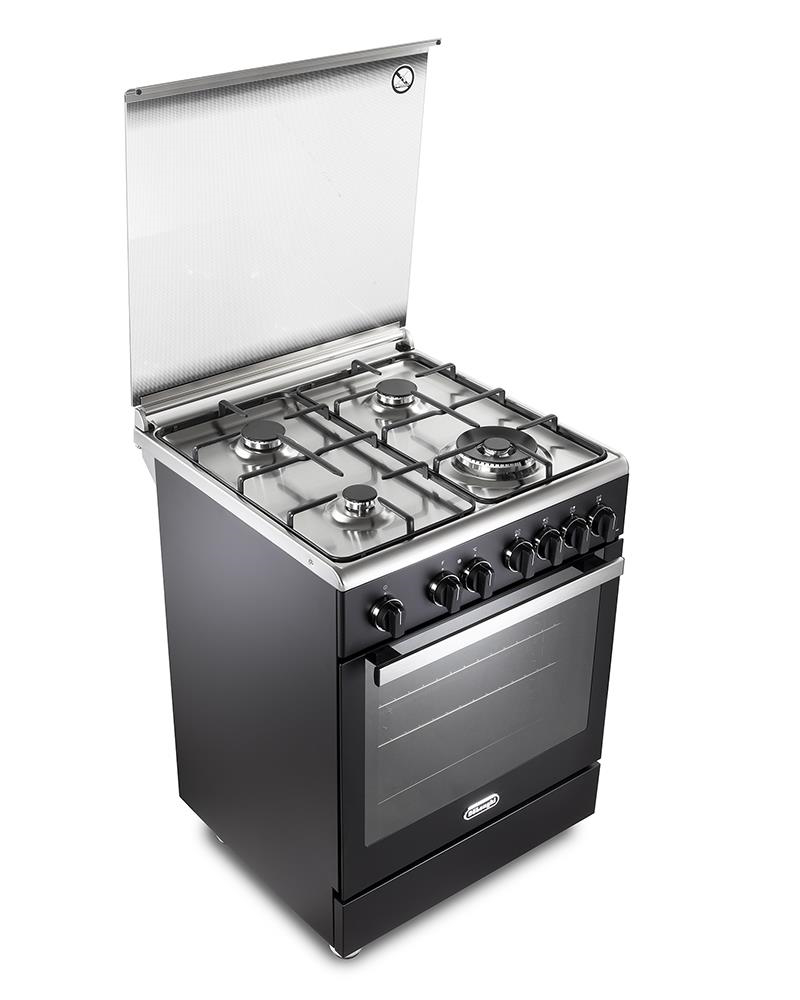 DE LONGHI PEMA64LSG - 60cm Gasherd mit 4 Brennern
