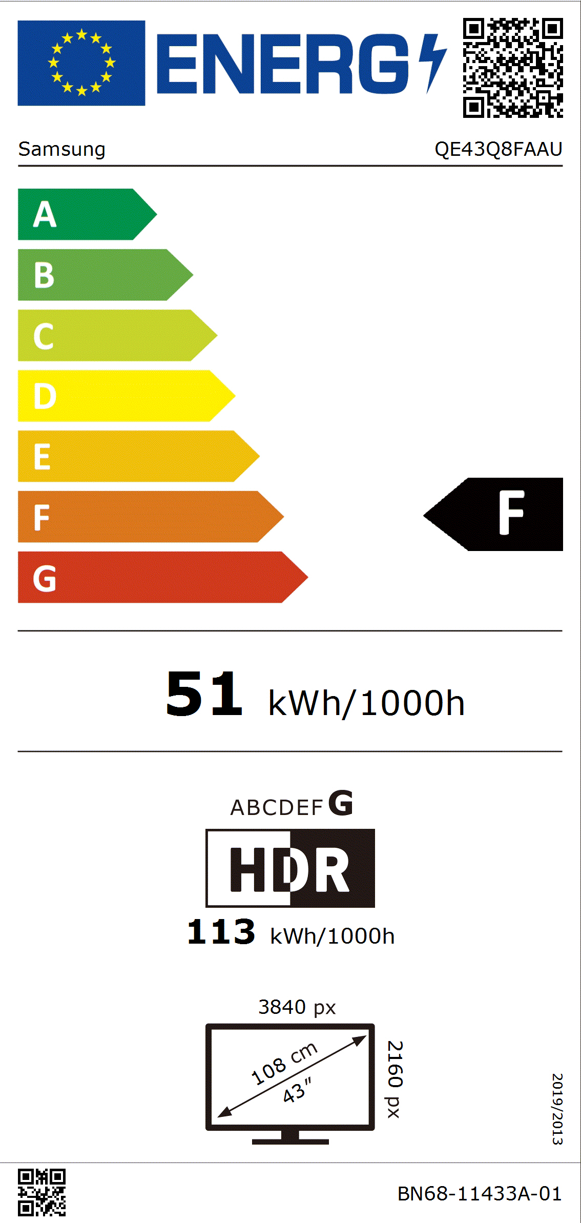SAMSUNG QE43Q8FAAUXZT - TV QLED 43" 4K