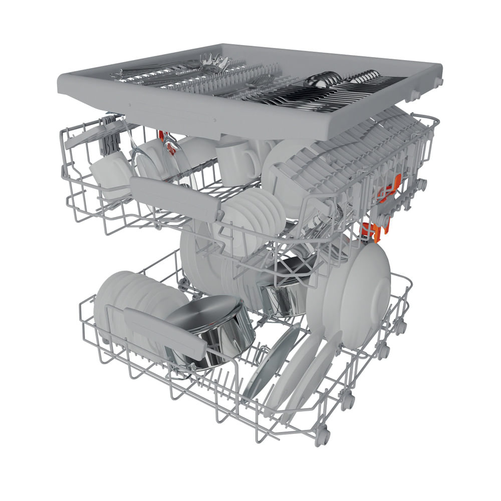 HOTPOINT-ARISTON H0ID534AS - Hotpoint Einbau Geschirrspüler 14 Gedecke