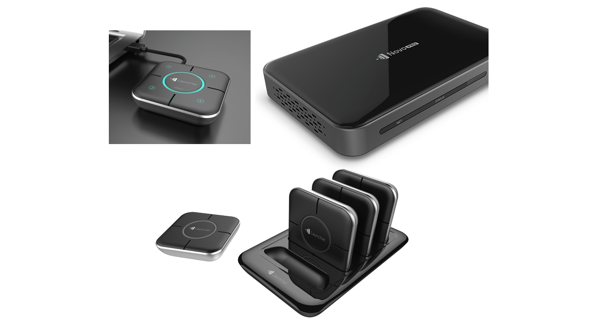 Vivitek NovoPro kabelloses Präsentationssystem mit Launcher