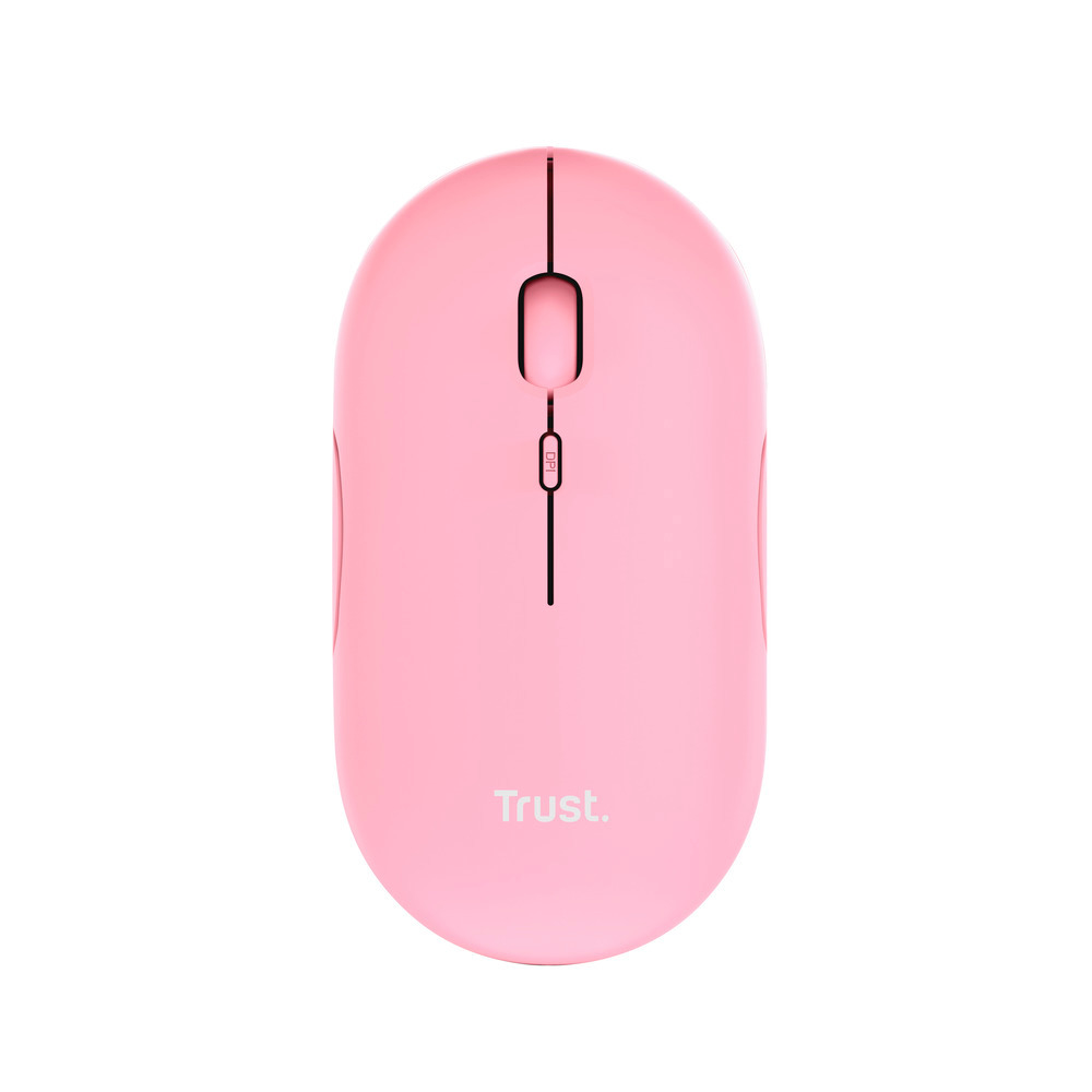 TRUST 24125 - Wiederaufladbare Wireless Maus Puck Rosa