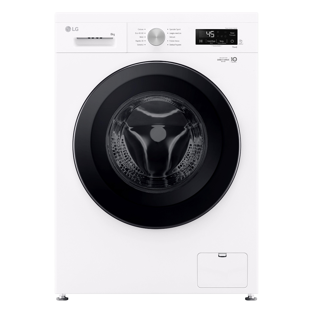 LG F4NX1008NWK - Smart Waschmaschine 8 kg A Klasse Wi-Fi