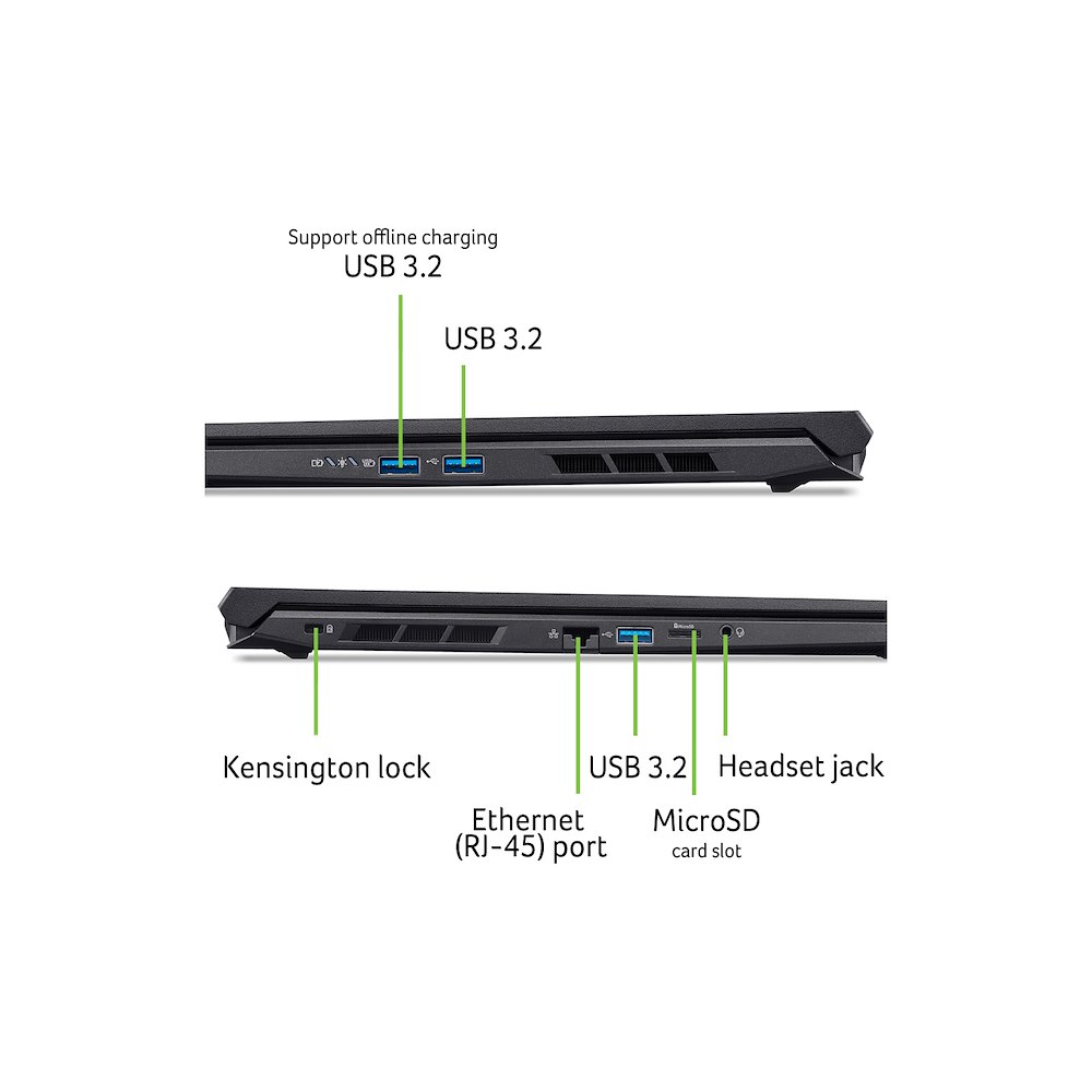 ACER NITROV16AIANV1661R2YT - Gaming Notebook 16" Schwarz