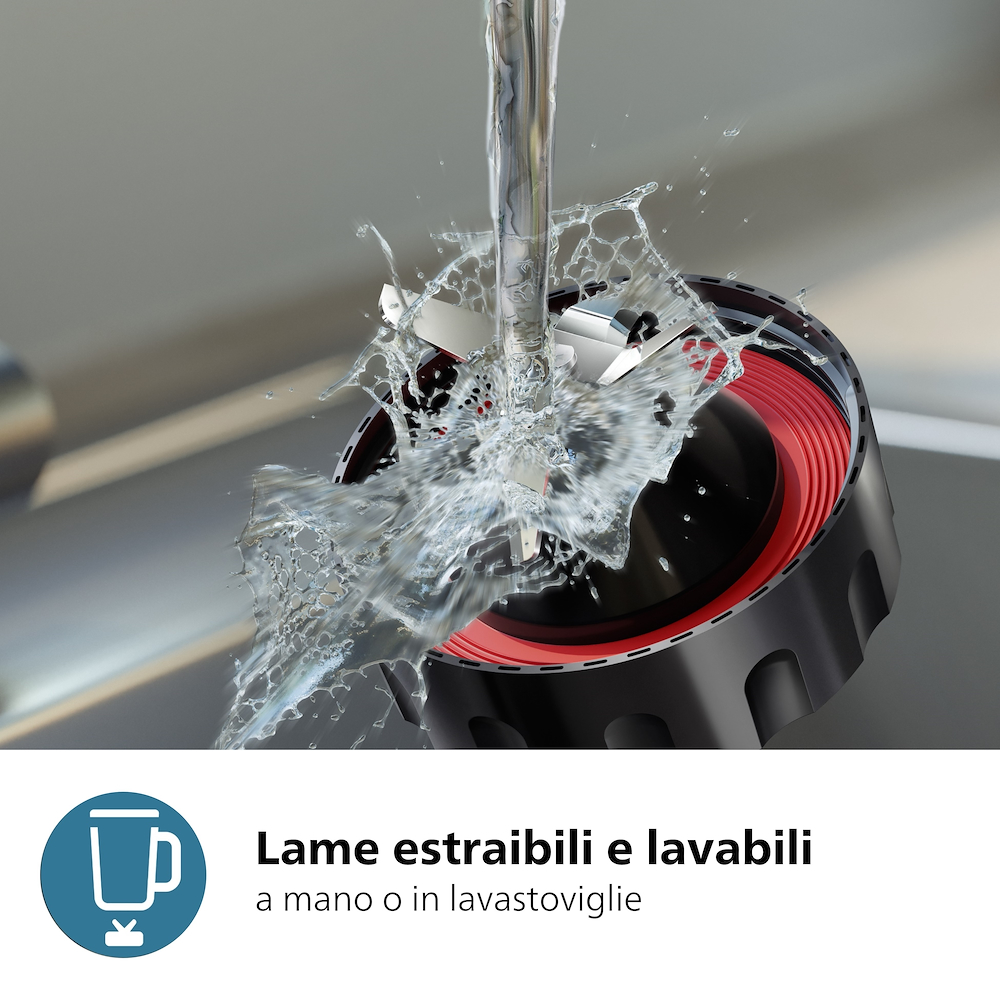 PHILIPS HR3041 - Mixer 1200W mit 2L Glas