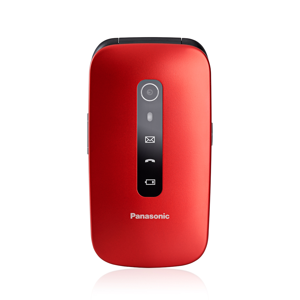 PANASONIC KXTU550EXR - Panasonic Senioren-Handy 4G rot
